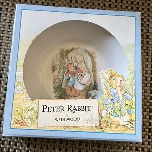 NWT in Original box! VINTAGE (1992)Wedgewood Peter Rabbit Porcelain Child’s bowl